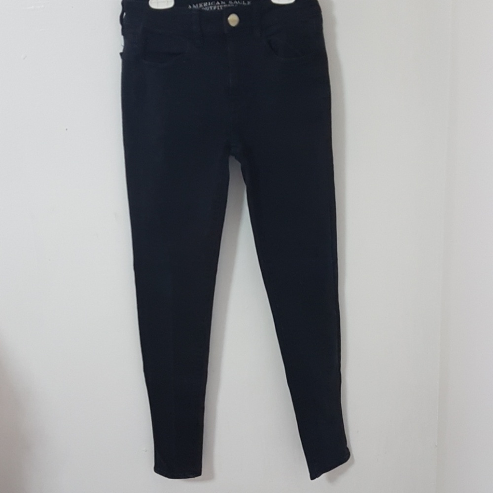 AE high waisted black jean